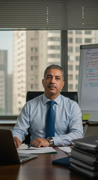 دارس يتابع دراسته عن بُعد